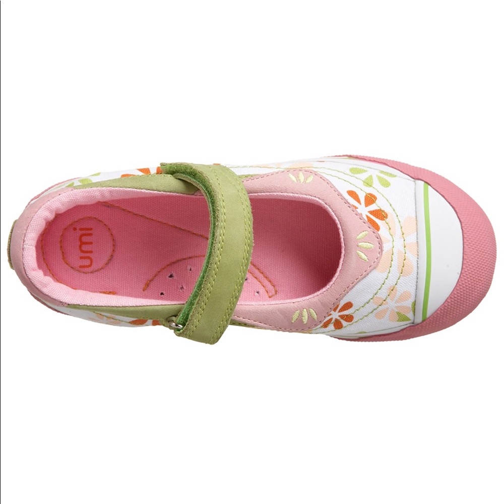 UMI TODDLER WHITE FLORAL SHOES 34 EU